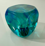 Klubo teal glaze blue spheres