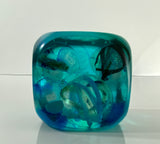 Klubo teal glaze blue spheres