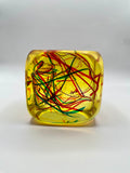 Klubo yellow blue orange magenta ribbons 4x4