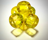 Klubo small jacks 6"x6" florescent green yellow