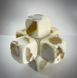 Klubo medium jack 9"x9" Cream and gold