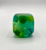 Klubo Chartreuse Green and teal spheres