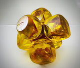 Klubo medium jack 9"x9" yellow and burnt red