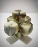 Klubo small jacks 6"x6" cream gold