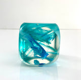 Klubo teal blue tendrils