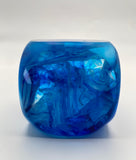 Klubo marbleized blue and white 3x3