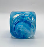 Klubo marbleized blue and white 3x3