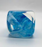 Klubo marbleized blue and white 3x3