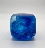 Klubo marbleized blue and white 3x3