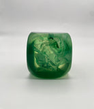 Klubo marbleized green and white 3x3