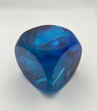 Klubo marbleized blue and white 3x3