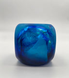 Klubo marbleized blue and white 3x3