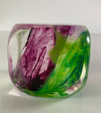 Klubo burgundy and bright green