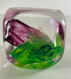 Klubo burgundy and bright green