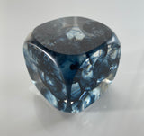 Klubo blue grey spheres with dimple 1