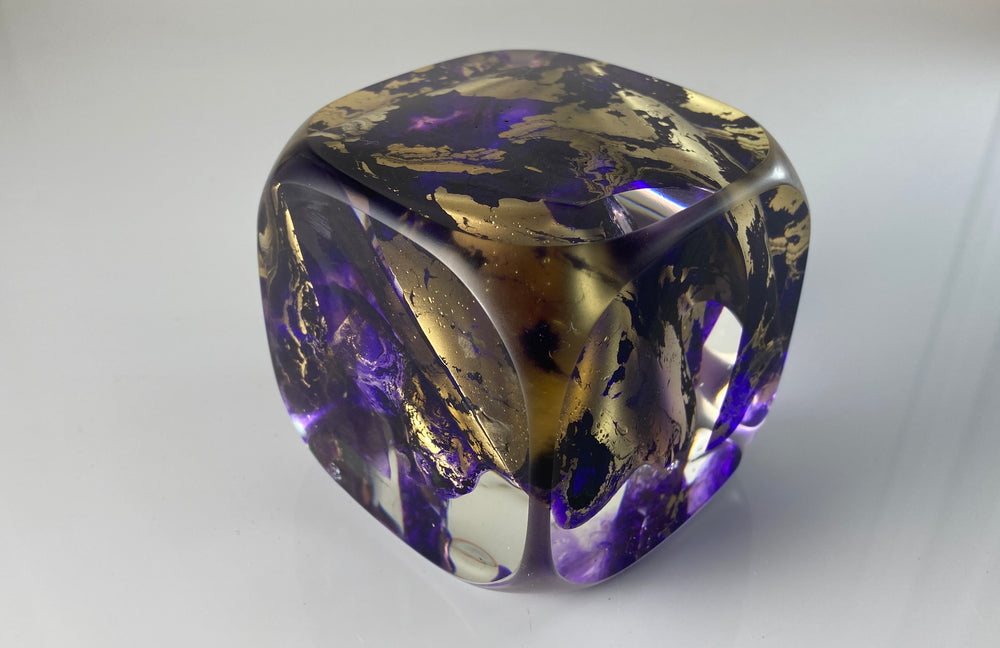 Klubo indigo purple and gold 3x3