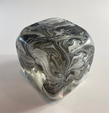 Klubo marbleized black & white 3x3