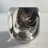 Klubo marbleized black and white 1