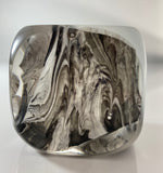 Klubo marbleized black and white 3