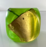 Klubo pearlescent lime green gold