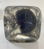 Klubo black with silver tendrils 3x3