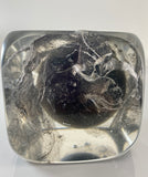 Klubo black with silver tendrils 3x3