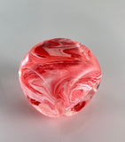 Klubo marbleize dark red and white