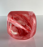 Klubo marbleize dark red and white