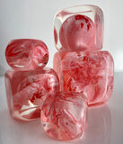 Klubo marbleize red and white 3x3