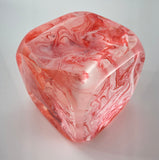 Klubo marbleize red and white 4x4