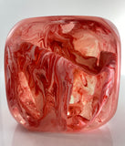 Klubo marbleize red and white 4x4