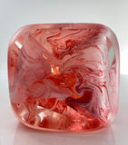 Klubo marbleize red and white 4x4