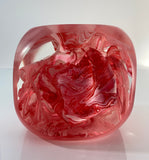 Klubo marbleize red and white 4x4