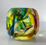 Klubo yellow blue orange magenta ribbons 4x4