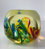 Klubo yellow blue orange magenta ribbons 4x4