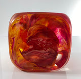 Klubo yellow orange magenta red marbleized 4x4