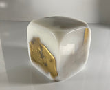 Klubo solid white and gold 4x4