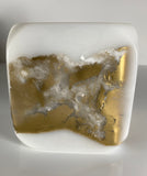 Klubo solid white and gold 4x4