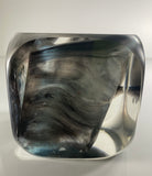 Klubo pearlescent pale green grey and black 3x3