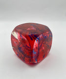Klubo marbleized blue and Red 3x3