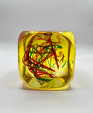 Klubo yellow blue orange magenta ribbons 4x4