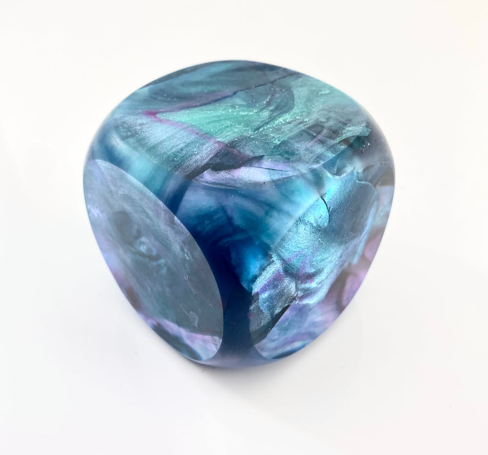 Klubo Pearlescent green blue purple glaze