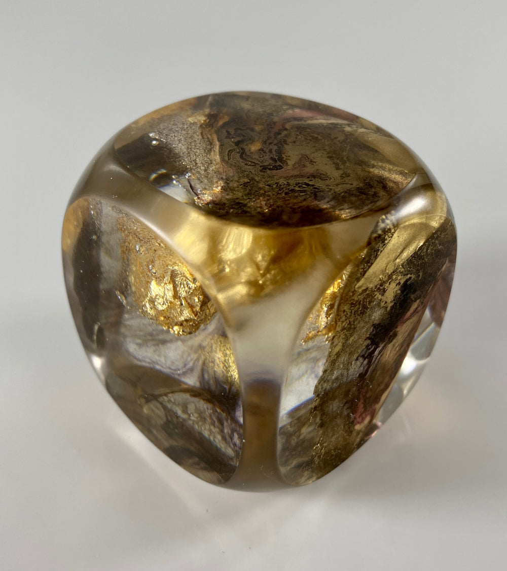 Klubo black gold copper gold sphere