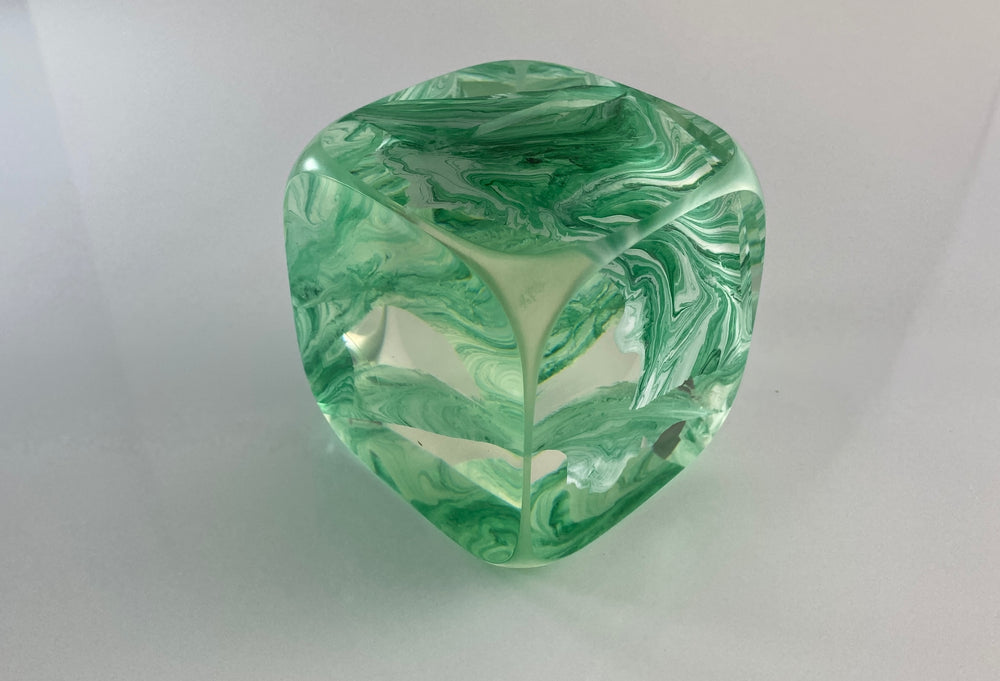 Klubo marbleized white green 3x3   2