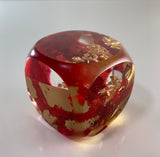 Klubo cadmium red and gold