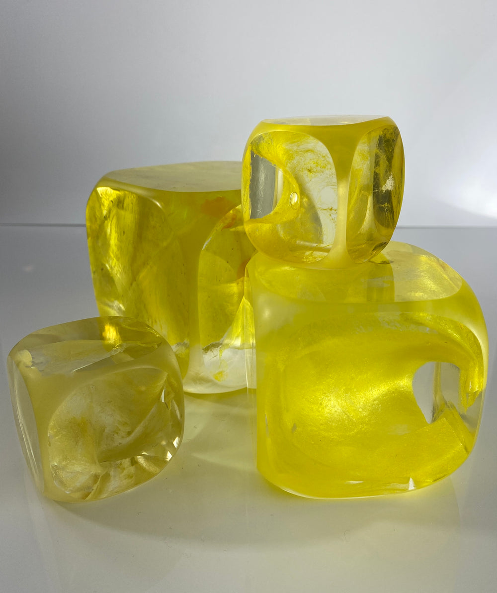 Klubo bright pearlescent yellow 3x3
