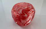 Klubo marbleize red and white 4x4